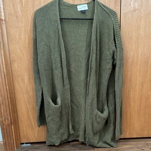 Universal Thread Olive Green Cardigan Sweater